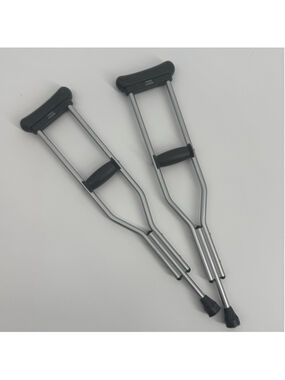 American Girl “Feel Better” Crutches One Size Gray Doll Accessory
